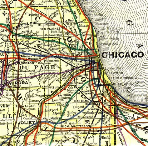 Cook County Illinois Map