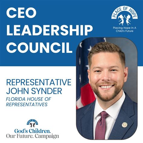 Place of Hope | Meet Representative John Snyder! He currently serves in ...