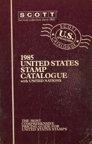 Scott Specialized Catalogue of United States Stamps 1985 : Amazon.in: Books
