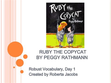 Image result for Ruby the Copycat Lesson Plans