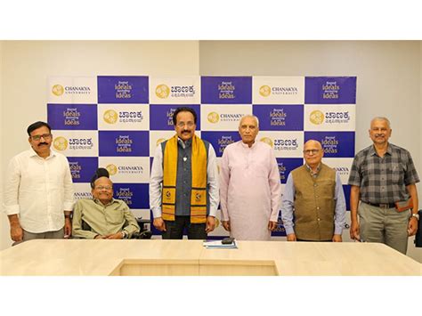 Dr. S. Somanath Assumes Office as Chancellor of Chanakya University ...