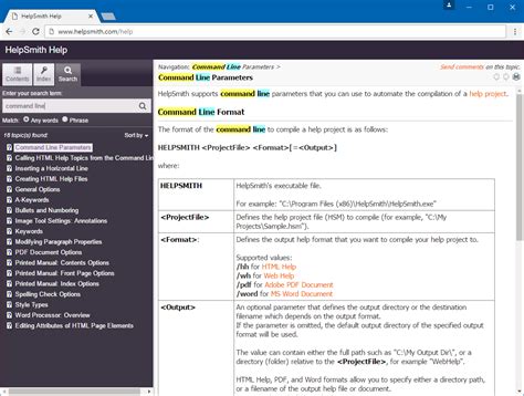 Web Help System Tutorial 的图像结果