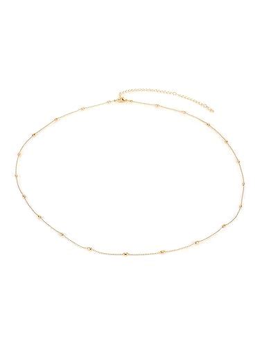 Buy AQUASTREET Gold Plated Thin Metallic Waist Chain for Women and ...