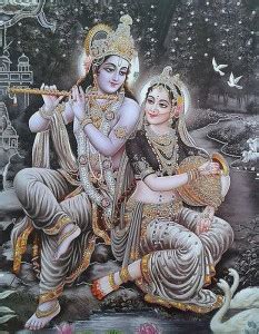 Famous Lord Krishna And Radha Poster Size (18" x 12" x 0.1"). Paper ...