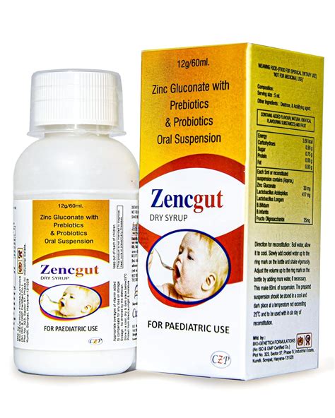 Buy CureZen Zencgut Prebiotic and Probiotic Oral Suspension for Kids ...
