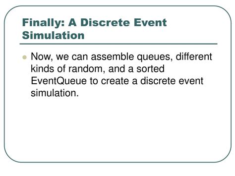 Image result for Queue Example Discrete Event Simulation
