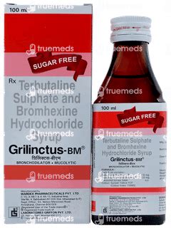 Grilinctus Bm Sugar Free Syrup 100 Ml - Uses, Side Effects, Dosage ...
