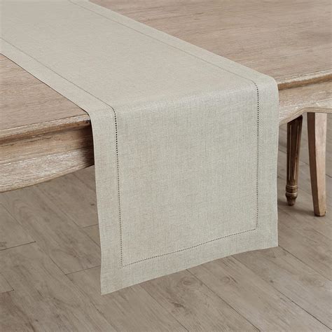 Buy Solino Home Linen Table Runner – Natural, 100% Pure Linen Fall ...