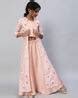 Buy Peach Ethnic Wear Sets for Girls by Aks Kids Online | Ajio.com