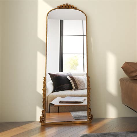 Amazon.com: SHYFOY 67" x 29" Vintage Gold Full Length Mirror - Antique ...
