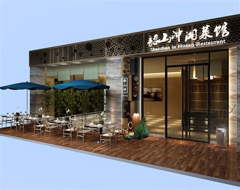 2000平方餐厅采用亚洲质朴风格，让它更加的简洁有趣_岚禾装饰设计