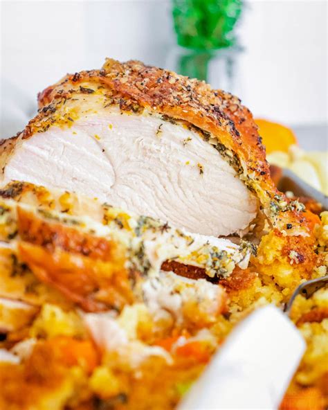 Roast Turkey Breast Dinner - Sheet Pan Thanksgiving Dinner - Mom On Timeout