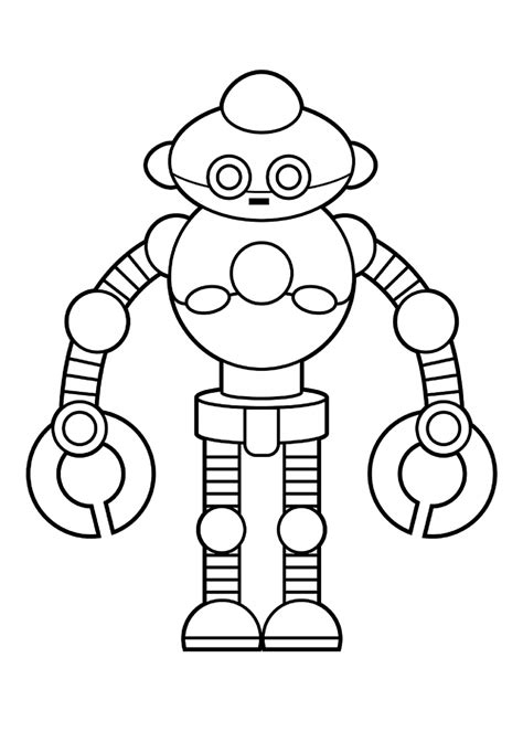 Robot Coloring Worksheet 的图像结果