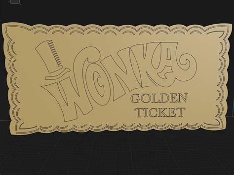 Willy Wonka Golden Ticket Text