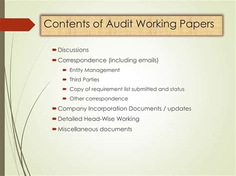 Image result for Working Paper Example