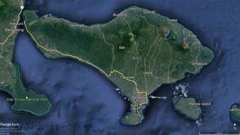 Earth Orientation: Bali Island