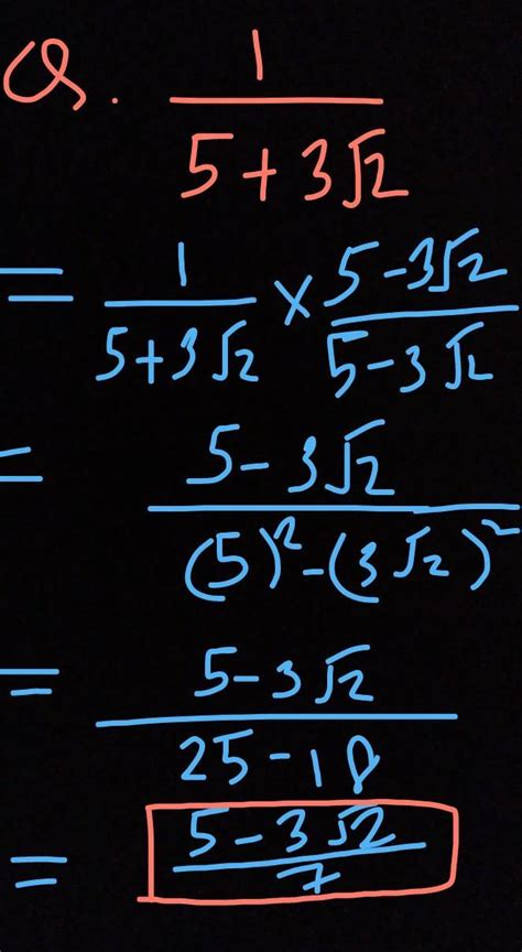 09. Rationalize the denominator 1/5+3√2 - Brainly.in