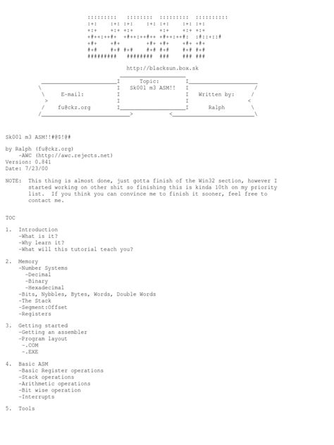How to Program in Assembly 的图像结果