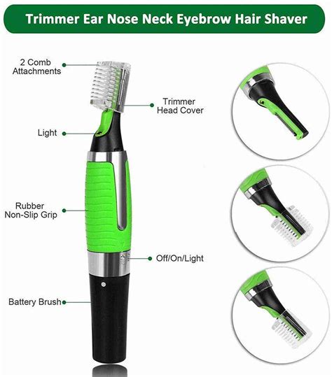 Gadget Hero's MicroTouch Max Nose, Ear , Eyebrow & Facial Hair Trimmer ...