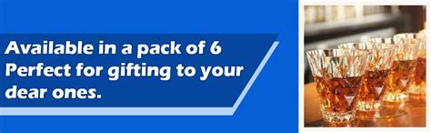 Buy SATARCHI™ Multipurpose Diamond Glass Set of 6 Pcs Transparent ABS ...