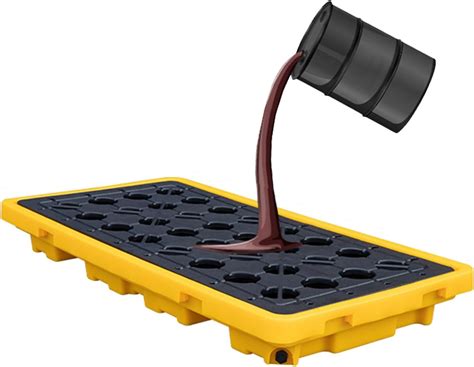 Amazon.com: PFCDZDU 2 Drum Containment Spill Pallet, Industrial Oil ...