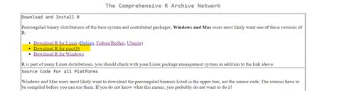 Image result for R Programming Download Link