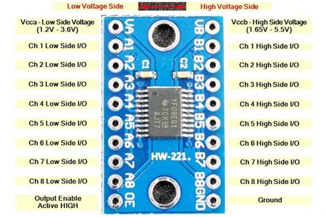 Arduino Component Sensors 2-Pack TXS0108E 8-Channel Logic Level ...