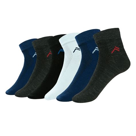 Arctic Wolf Men's Cotton Ankle Socks (Pack of 6, 8 & 12 Pairs ...