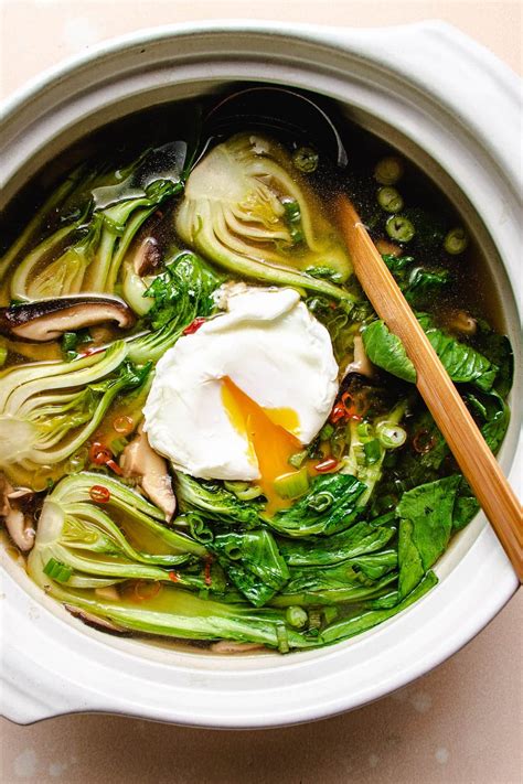 Vegetarian Bok Choy Soup (上海青菜湯) | I Heart Umami®