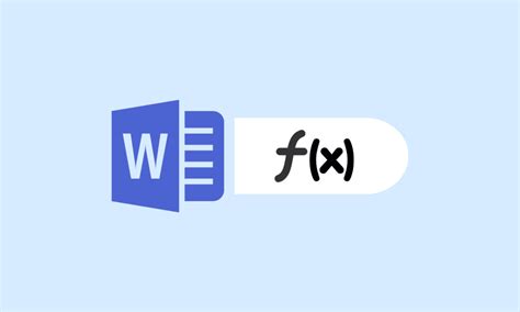 Image result for Add Equation in Word