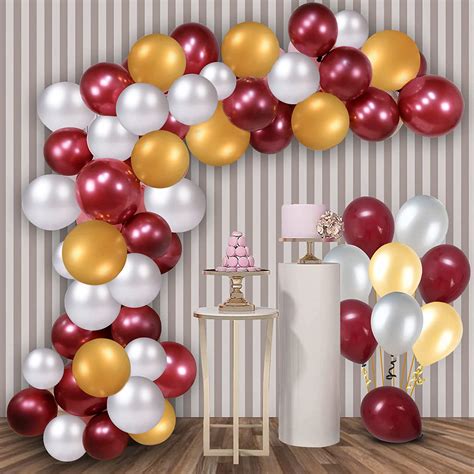 Party Propz Rubber Balloons for Birthday Decoration - Pack of 50 ...