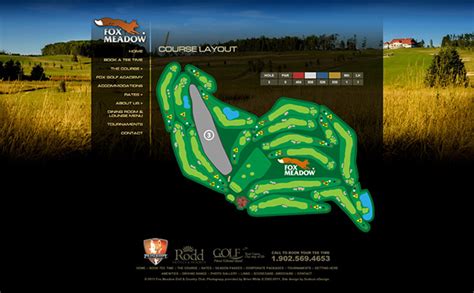 Fox Meadow Golf & Country Club Website Design on Behance