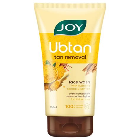 Buy Joy Ubtan Tan Removal Sandal & Saffron Face Wash, 150 ml | 19 ...