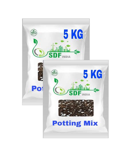 Buy SDF INDIA Potting Mix Soil for s- 10 KG Soil Less All Purpose Ready ...