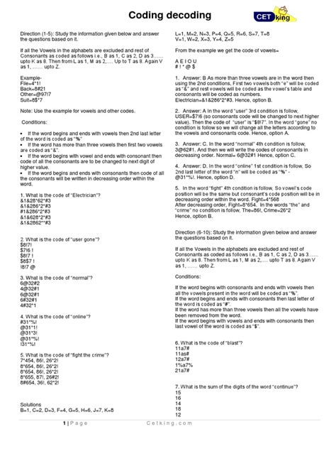 Image result for Coding Decoding New Pattern