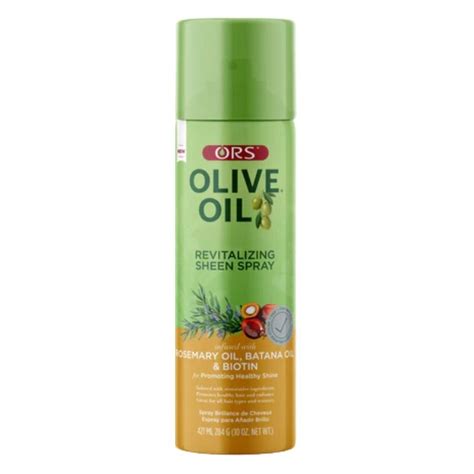 ORS Olive Oil Revitalizing Sheen Spray 421ml 10oz – Afro Beauty Plaza