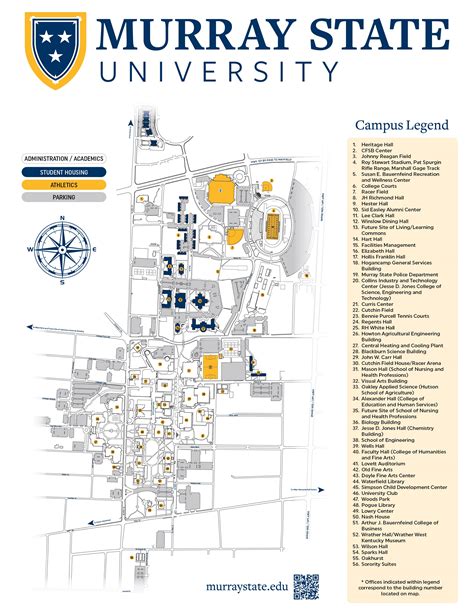 Murray State University Campus Map Murray State University