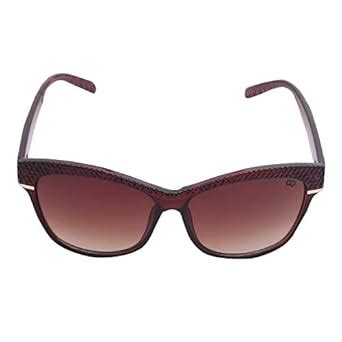 Buy Gio Collection UV Protected Wayfarer Women Sunglasses (54 I Brown ...
