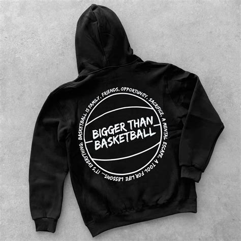 Beyond Basketball - Hoodie - Black – Bigger Than Basketball