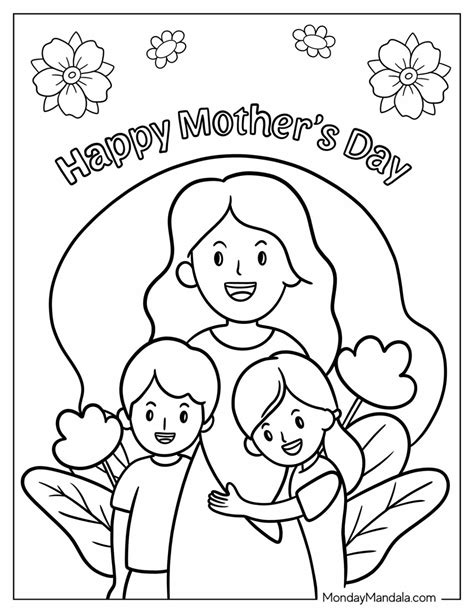 Mother's Day Coloring Pages Christian