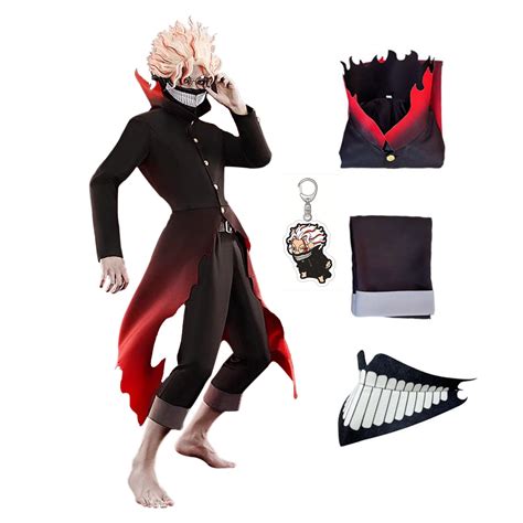 Dandadan Anime Cosplay Costume With Okarun Mask And Wig | Desertcart INDIA