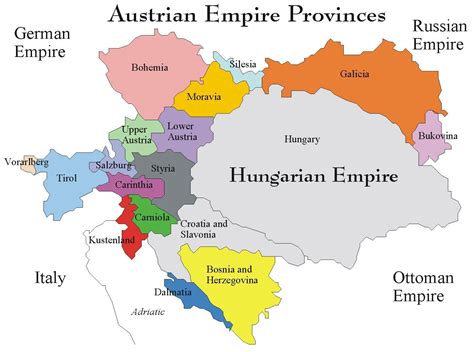 Austrian Empire Map
