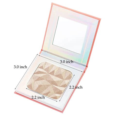 Buy SZDYM Highlighter Makeup Palette,holographic packaging with Mirror ...