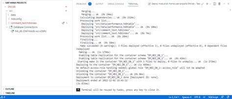 Create an SAP HANA Database Project | SAP Tutorials
