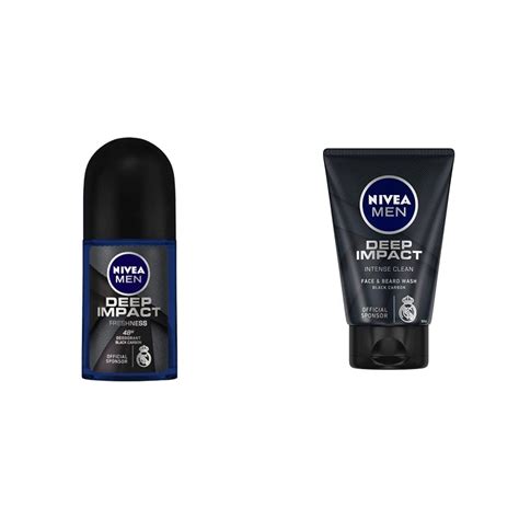 Buy NIVEA Men Deodorant Roll On, Deep Impact Freshness, 50ml And NIVEA ...