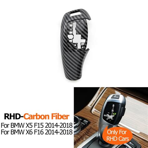 X5 X6 Series F15 F16 2014-2018 Car Gear Shifter Leaver Knob Shift Lever ...