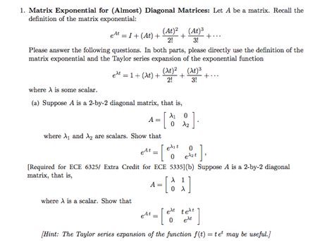 Image result for Diagonalization and Matrix Exponential
