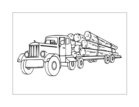Truck Coloring Pages - Printable Coloring Pages. FREE