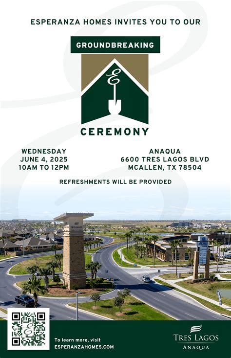 Groundbreaking Ceremony: Anaqua at Tres Lagos - McAllen Chamber of Commerce
