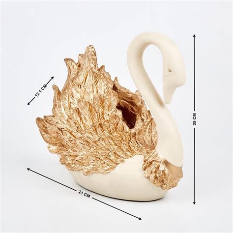 Buy Corsica Svana Polyresin Swan Figurine from Corsica by Home Centre ...